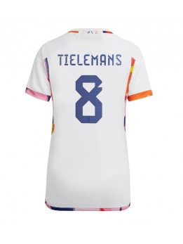 Billige Belgia Youri Tielemans #8 Bortedrakt Dame VM 2022 Kortermet